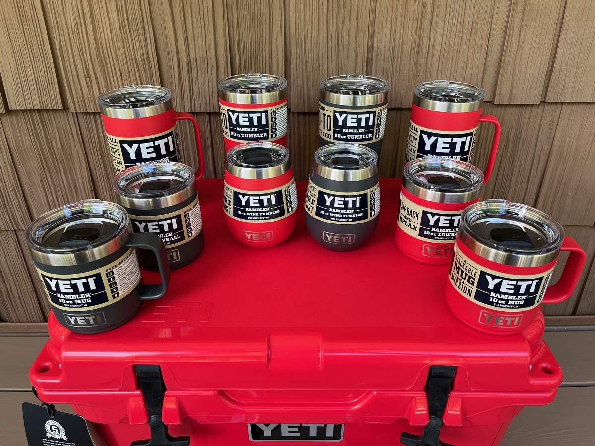 YETI Beverage Bucket - Rescue Red - ImpressMeGifts